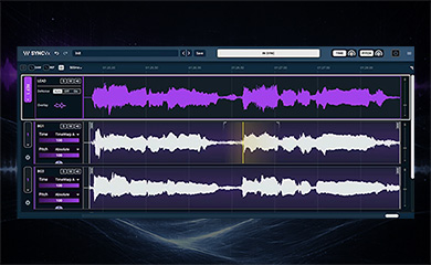 Sync Vx 新バージョン登場！<br>ボーカル・アライメントを、もっとシンプルに。