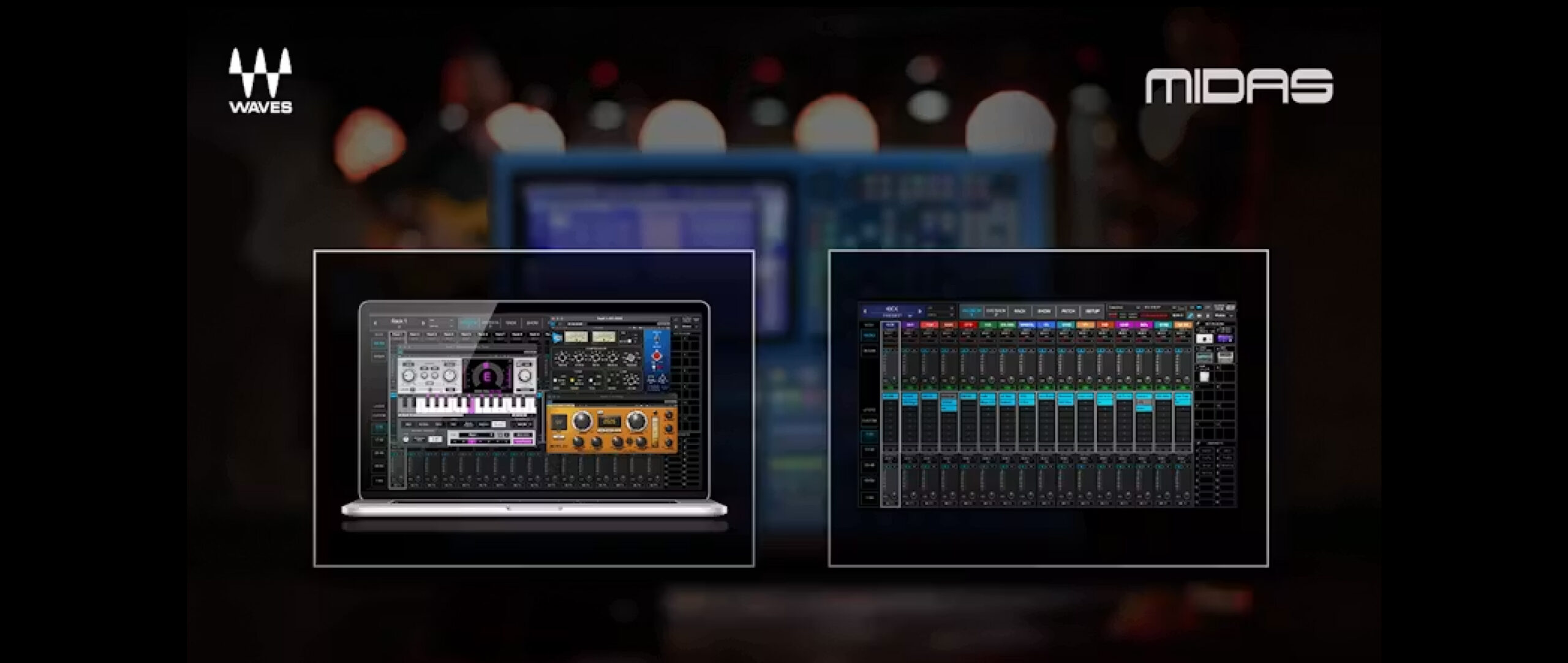 Waves Audio、Midas HD96コンソールとWaves SuperRackの「ProLink」インテグレーション（統合）を発表