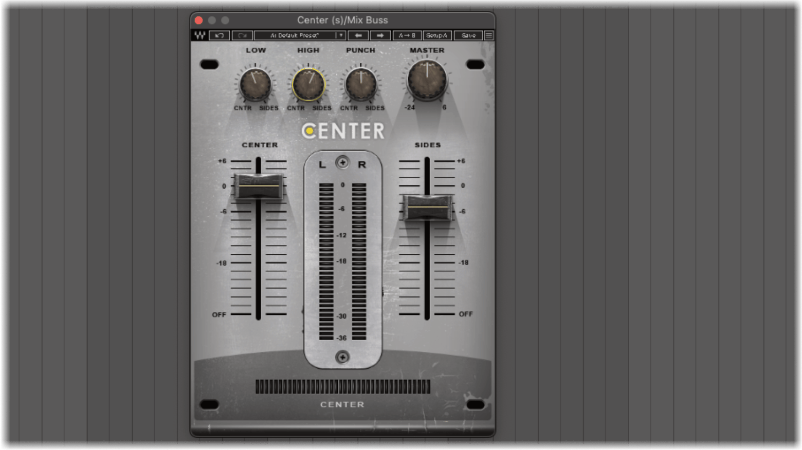 Waves CenterによるM/Sバランスの調整